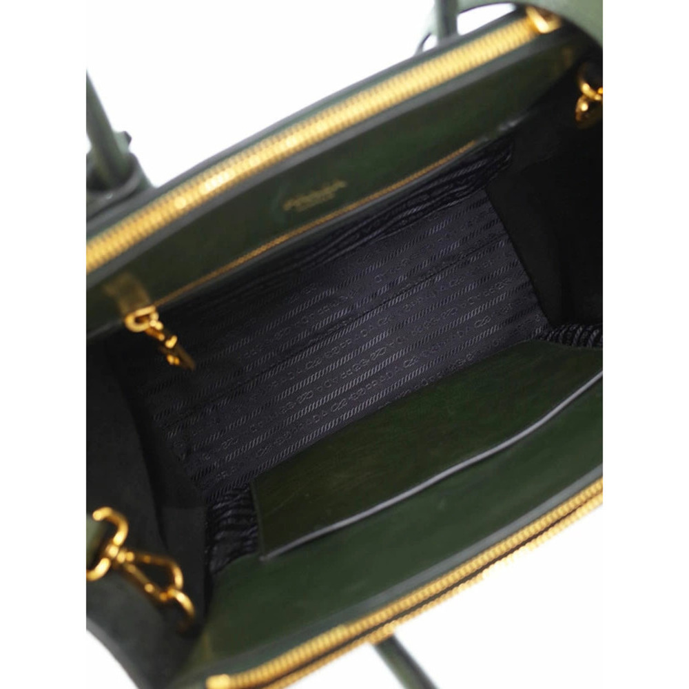 Prada Vitello Daino convertible tote bag Green - Picture 3 of 9